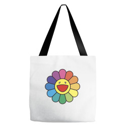 Custom Takashi Murakami Flower Rainbow Tote Bags By Kakashop - Artistshot