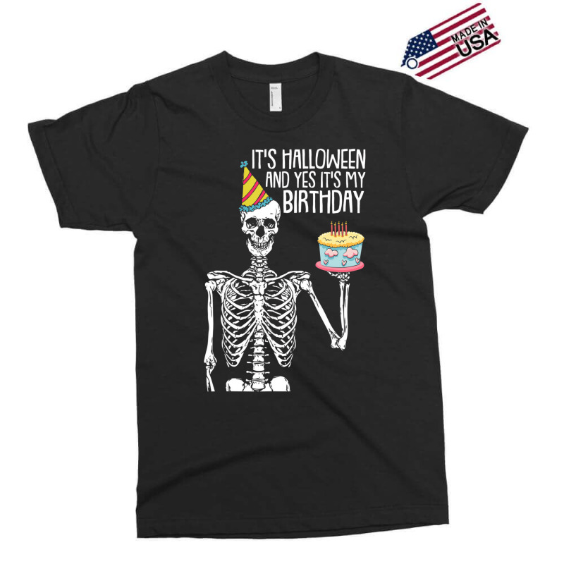 Its Halloween And Yes Its My Birthday Lazy Costume Exclusive T-shirt | Artistshot