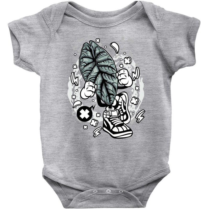 Alocasia Dragon Scale Cartoon Botany Botanist Gard Baby Bodysuit by mauthe | Artistshot