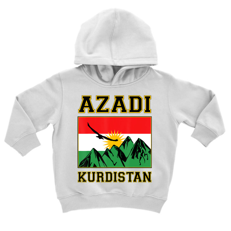 Azadi Kurdistan, Kurdish Flag Shirt, Kurdistan T S Toddler Hoodie by ravand | Artistshot