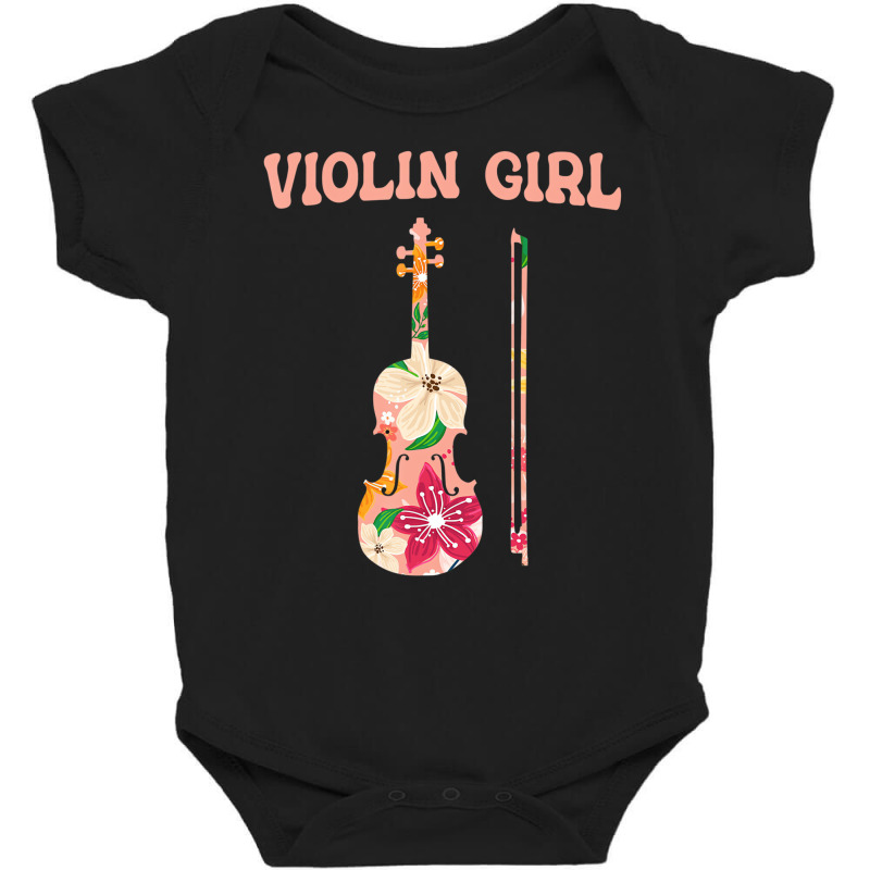 Funny Violin Stringed Musical Instrument   Violin Baby Bodysuit | Artistshot