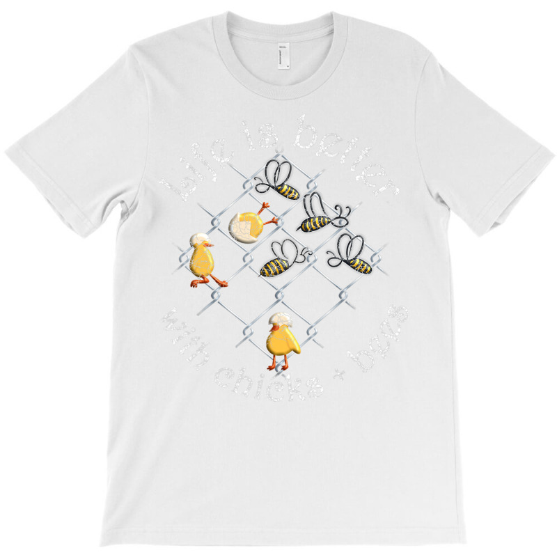 Funny Tictactoe Chicken Bees Wire Mesh Game Beekee T-shirt | Artistshot