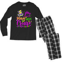 Mardi Gras Cruise Cruising Mask Cruise Ship Party Men's Long Sleeve Pajama Set | Artistshot