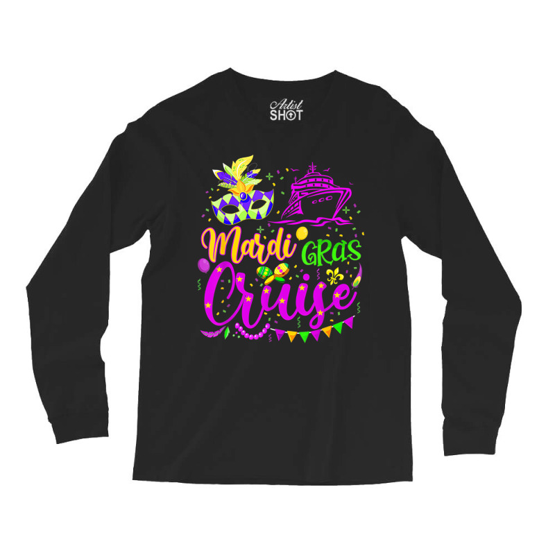 Mardi Gras Cruise Cruising Mask Cruise Ship Party Long Sleeve Shirts | Artistshot