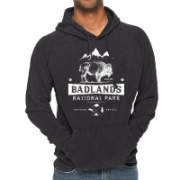 Badlands National Park T Shirt Buffalo Bison South Vintage Hoodie | Artistshot