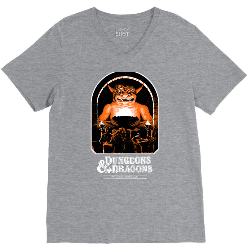 Dungeons & Dragons Vintage Player's Handbook V-Neck Tee by lapebiehle | Artistshot