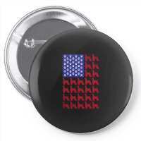 Afghan Hound American Flag Patriotic 4th Of July Pin-back Button | Artistshot