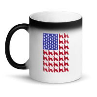 Afghan Hound American Flag Patriotic 4th Of July Magic Mug | Artistshot