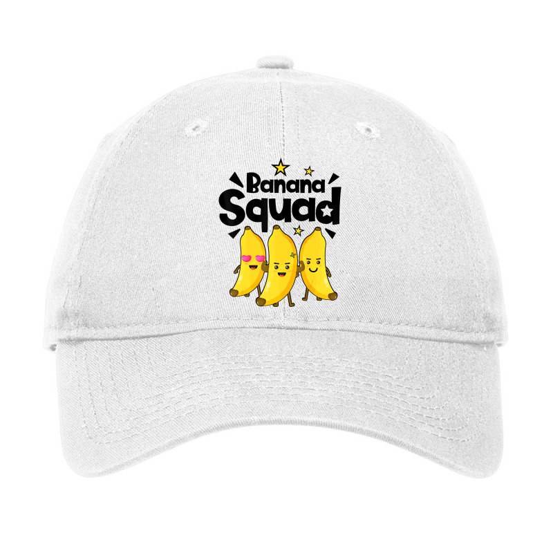 Banana Squad Funny Men Women Boys Vegan Fruit Food Adjustable Cap by ravand | Artistshot