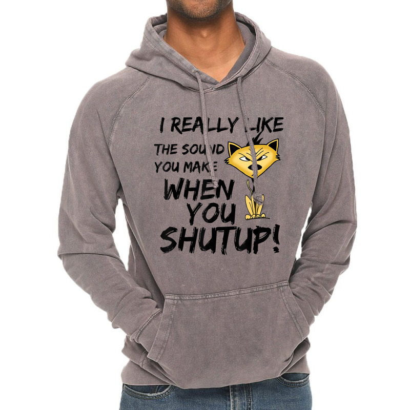 Angry Cat Lovers Gift T Shirt Vintage Hoodie by mauthe | Artistshot