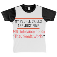 My People Skills Are Just Fine   Funny Sarcastic T Graphic Youth T-shirt | Artistshot