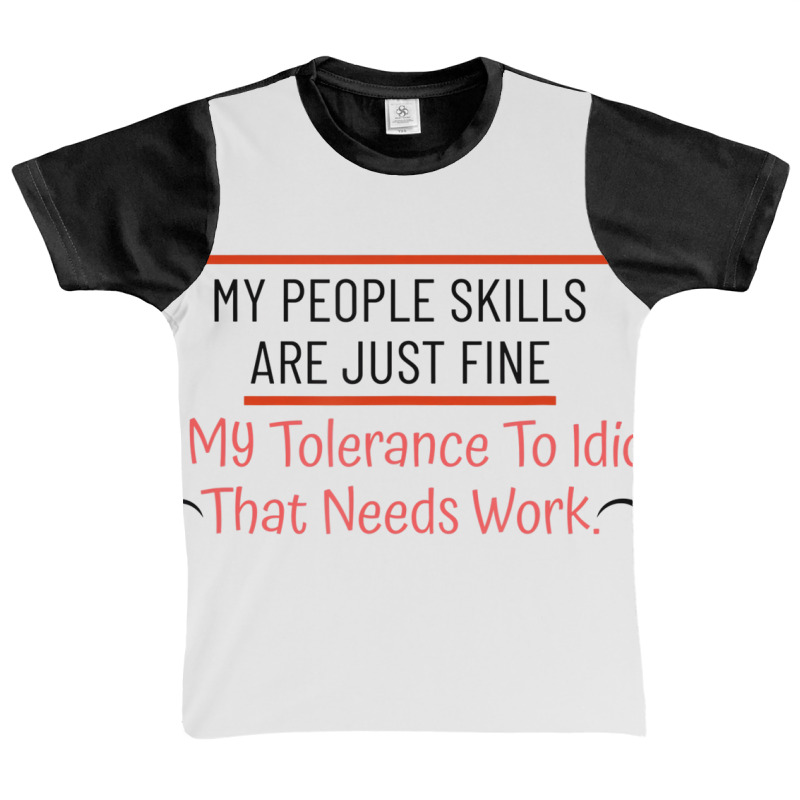 My People Skills Are Just Fine   Funny Sarcastic T Graphic Youth T-shirt | Artistshot