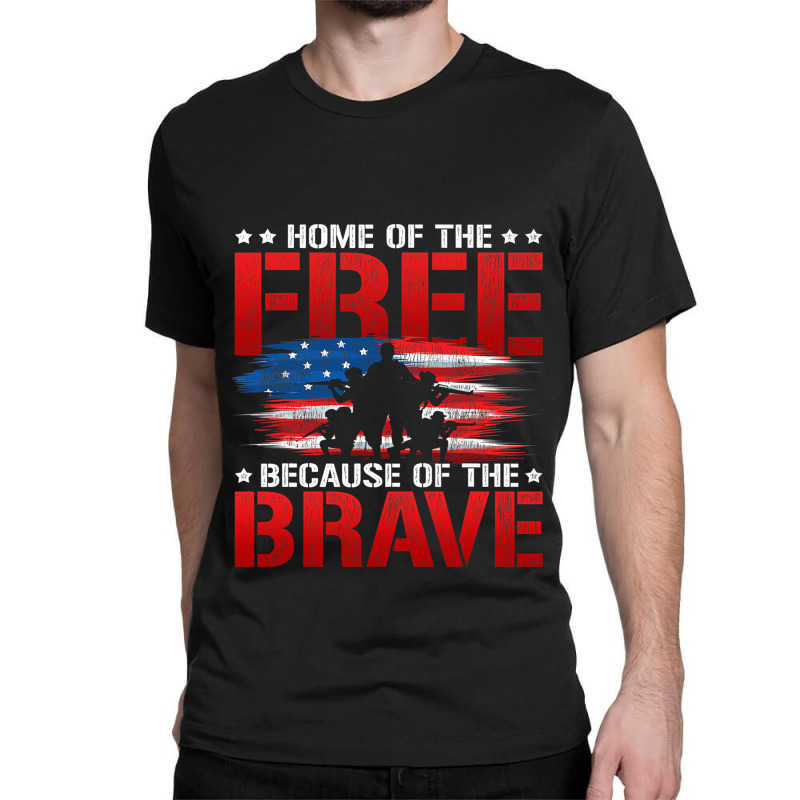 Mens Us Flag Patriotic Soldier Freedom Liberty Arm Classic T-shirt | Artistshot