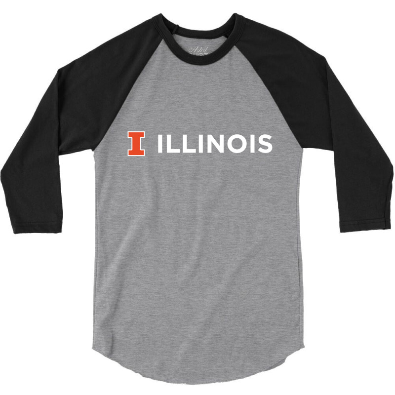 University Of Illinois, Illinois Fighting Illini, Apparel 3/4 Sleeve Shirt by graysonnicholas9 | Artistshot