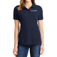 University Of Illinois, Illinois Fighting Illini, Apparel Ladies Polo Shirt | Artistshot