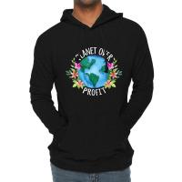 Planet Over Profit Save The Earth Campaign Awarene Lightweight Hoodie | Artistshot