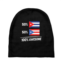 Cuban Puerto Rican Flag Cuba Puerto Rico T Shirt Baby Beanies | Artistshot