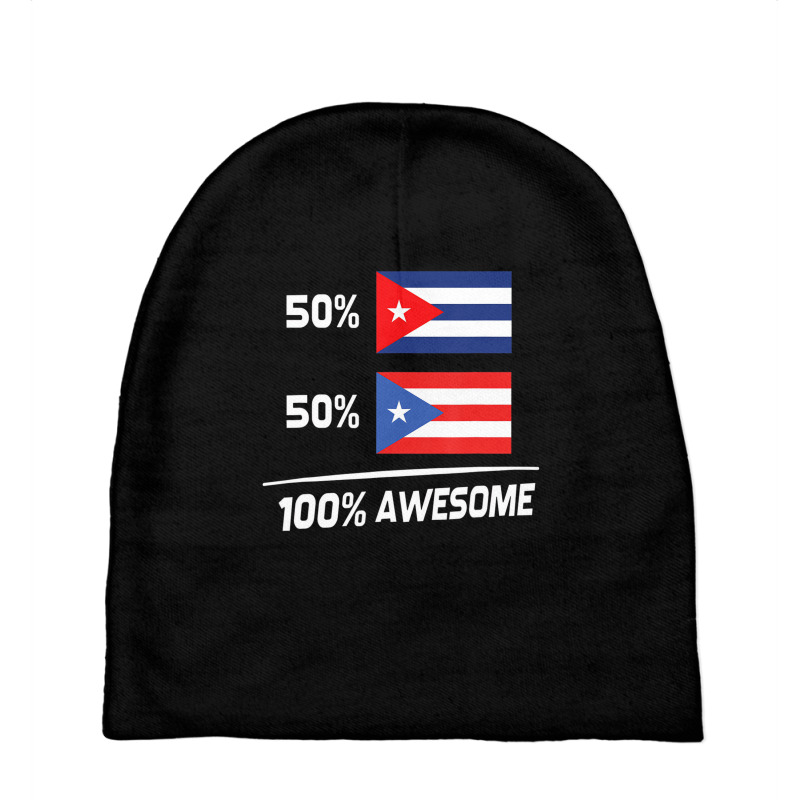 Cuban Puerto Rican Flag Cuba Puerto Rico T Shirt Baby Beanies by chomibe | Artistshot