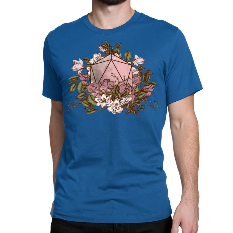 Floral Dice Classic T-shirt | Artistshot