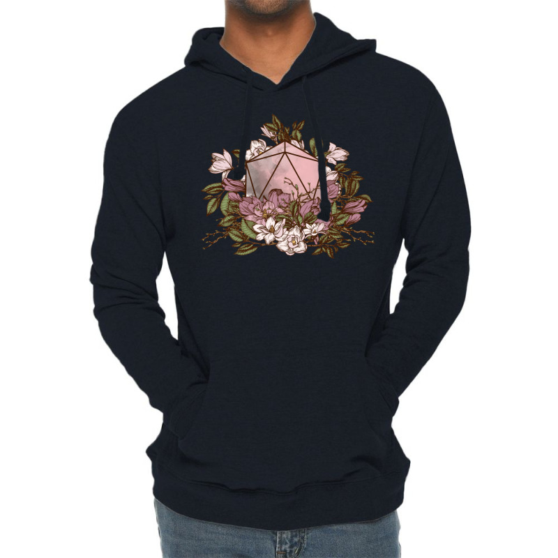 Floral Dice Lightweight Hoodie | Artistshot