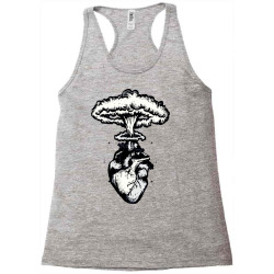 heart and nuclear explosion Racerback Tank | Artistshot