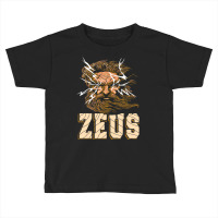 Zeus God Of Lightning Retro Greek Mythological Pre Toddler T-shirt | Artistshot