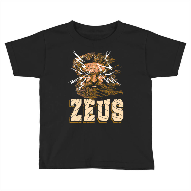 Zeus God Of Lightning Retro Greek Mythological Pre Toddler T-shirt | Artistshot