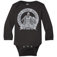 Leonidas Spartans Gym Long Sleeve Baby Bodysuit | Artistshot