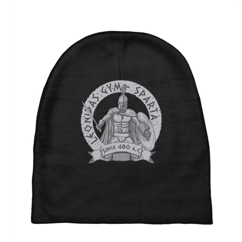 Leonidas Spartans Gym Baby Beanies by Denz. | Artistshot