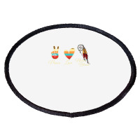 Peace Love Native Blood   Indigenous People Homela Oval Patch | Artistshot