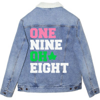 Pretty Cute Aka Funny January 15 Founders Day Tee Unisex Sherpa-lined Denim Jacket | Artistshot