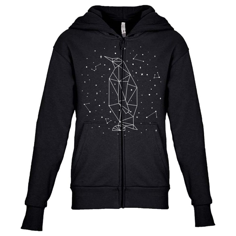 Sternbild Penguin Constellation Emperor Sea Bird P Youth Zipper Hoodie by genousuv | Artistshot