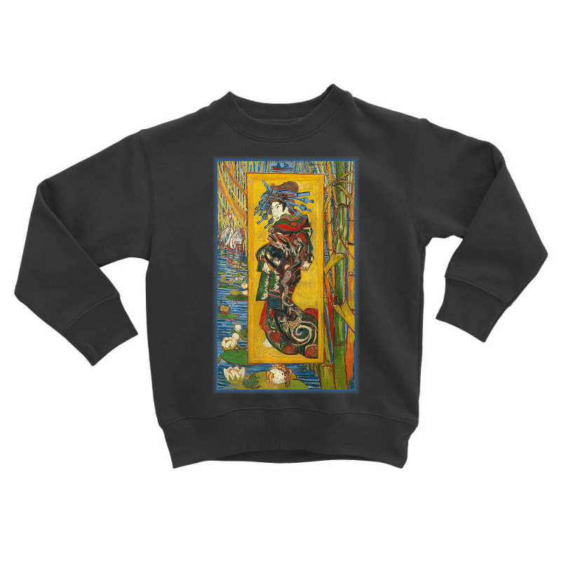 Courtesan Van Gogh Japanese Art Impressionist Pain Toddler Sweatshirt | Artistshot