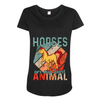 Horses Are My Spirit Animal 31 Maternity Scoop Neck T-shirt | Artistshot