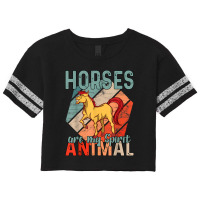 Horses Are My Spirit Animal 31 Scorecard Crop Tee | Artistshot