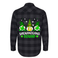 Funny Time For Shenanigans Squad St Patricks Day G Flannel Shirt | Artistshot