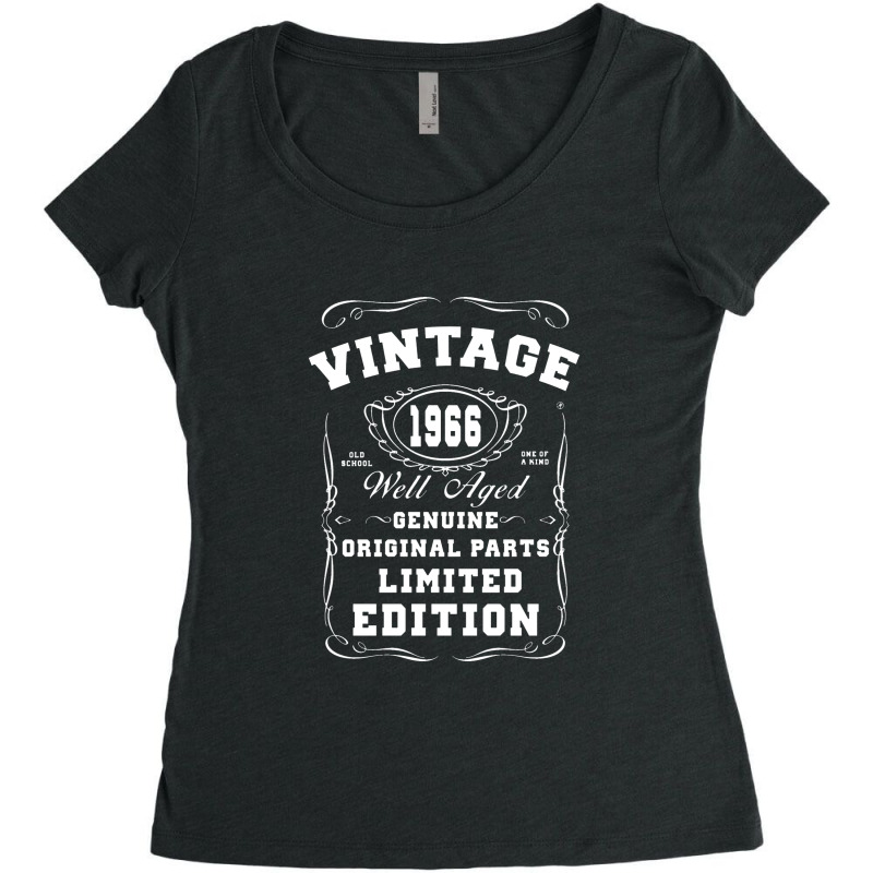 Well Aged Original Parts  1966 Women's Triblend Scoop T-shirt by wakmunib | Artistshot