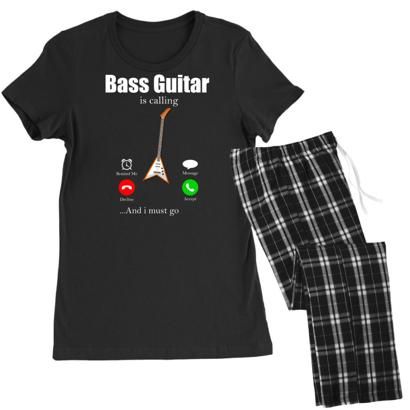 Bass Guitar Bassist Guitarist Gift Instrument (9) Women's Pajamas Set by ChuArt. | Artistshot