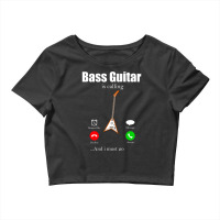 Bass Guitar Bassist Guitarist Gift Instrument (9) Crop Top | Artistshot