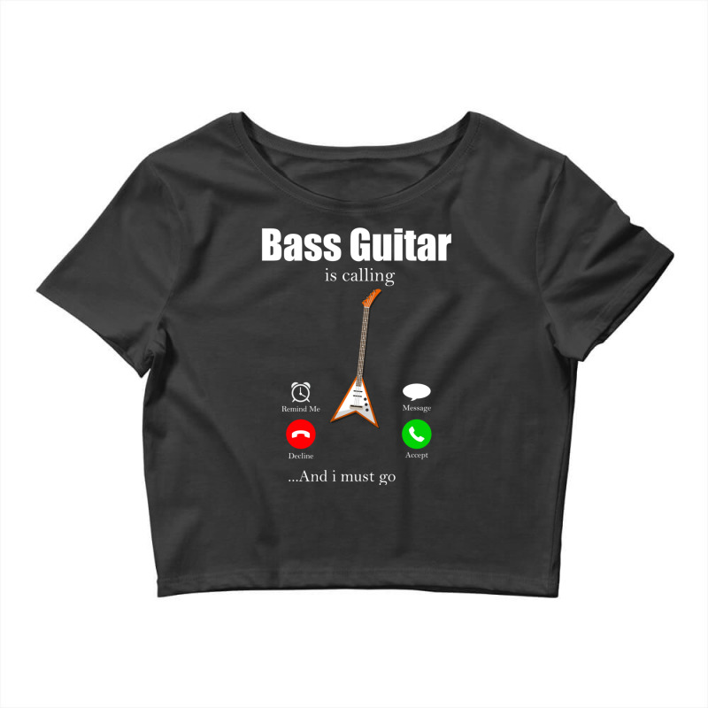 Bass Guitar Bassist Guitarist Gift Instrument (9) Crop Top by ChuArt. | Artistshot