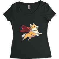 Super Hero Corgi With A Cape Super Dog 1 Women's Triblend Scoop T-shirt | Artistshot