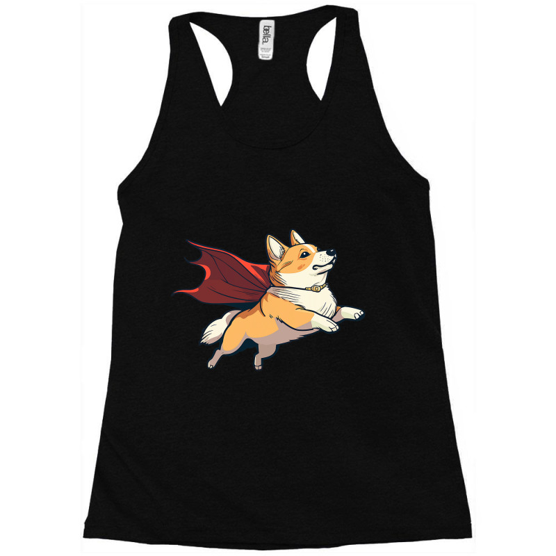 Super Hero Corgi With A Cape Super Dog 1 Racerback Tank by Upsunshine | Artistshot