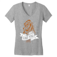 I Will Find You   Morel Mushroom Hunting Mushroom Women's V-neck T-shirt | Artistshot