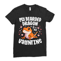 Funny Valentines Day Kawaii Bearded Dragon Lover S Ladies Fitted T-shirt | Artistshot