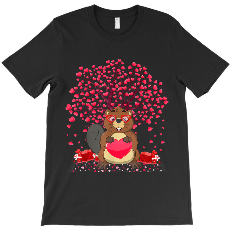 Beaver Animal Lover Funny Beaver Valentines Day He T-shirt | Artistshot