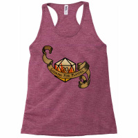 Looking For Players Flaming D20 T Shirt Racerback Tank | Artistshot