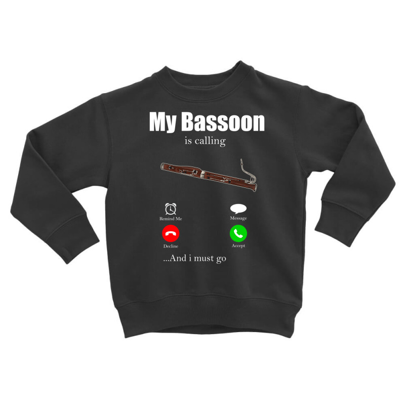 Bassoon Bassoon Orchestra Musical Instrument Oboe Toddler Sweatshirt by ChuArt. | Artistshot