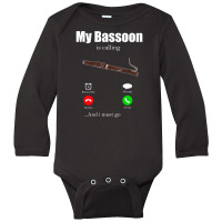 Bassoon Bassoon Orchestra Musical Instrument Oboe Long Sleeve Baby Bodysuit | Artistshot