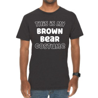 Brown Halloween Design Brown Bear This Is My Human Vintage T-shirt | Artistshot