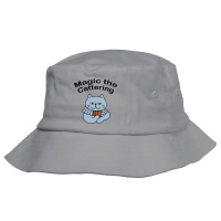 Magic The Cattering   Russian Blue Bucket Hat | Artistshot